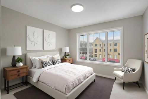 1485 Rangeview Drive Se, Calgary, AB - Indoor Photo Showing Bedroom