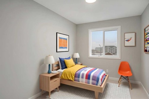 1485 Rangeview Drive Se, Calgary, AB - Indoor Photo Showing Bedroom