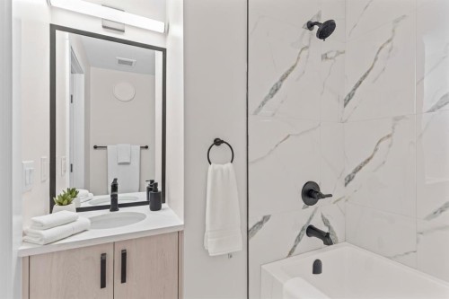 52 Martin Crossing Rise Ne, Calgary, AB - Indoor Photo Showing Bathroom