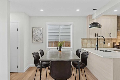 52 Martin Crossing Rise Ne, Calgary, AB - Indoor Photo Showing Dining Room