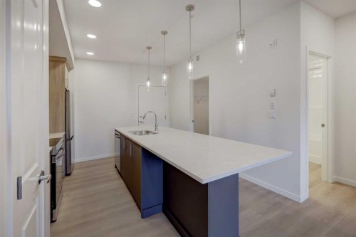 119-245 Edith Place Nw, Calgary, AB - Indoor Photo Showing Kitchen With Upgraded Kitchen