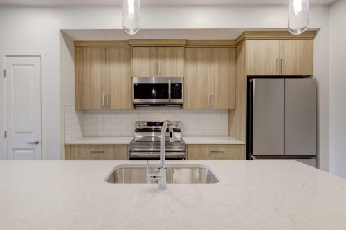 119-245 Edith Place Nw, Calgary, AB - Indoor Photo Showing Kitchen