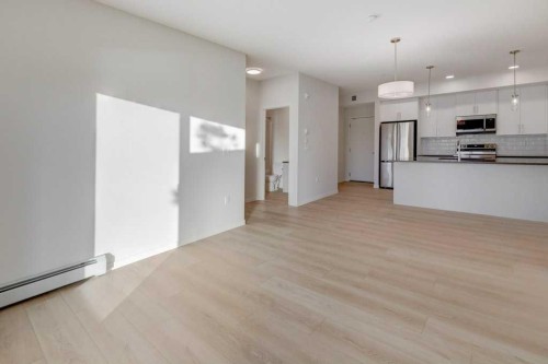 124-245 Edith Place Nw, Calgary, AB - Indoor Photo Showing Kitchen