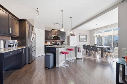 639 Copperpond Circle Se, Calgary, AB - Indoor Photo Showing Kitchen With Upgraded Kitchen