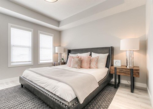 134 Rangeview Path Se, Calgary, AB - Indoor Photo Showing Bedroom