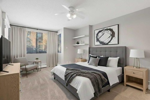 105-345 4 Avenue Ne, Calgary, AB - Indoor Photo Showing Bedroom