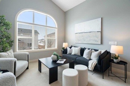 264 Windermere Drive, Chestermere, AB - Indoor Photo Showing Living Room