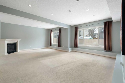 264 Windermere Drive, Chestermere, AB - Indoor With Fireplace