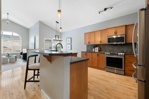 264 Windermere Drive, Chestermere, AB - Indoor Photo Showing Kitchen With Stainless Steel Kitchen With Upgraded Kitchen