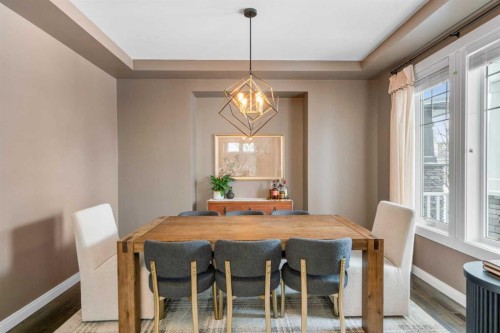 346 Cooperstown Common Sw, Airdrie, AB - Indoor Photo Showing Dining Room