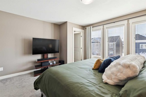 124 Cascades Pass, Chestermere, AB - Indoor Photo Showing Bedroom
