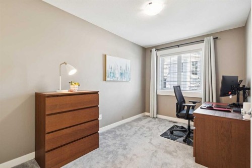124 Cascades Pass, Chestermere, AB - Indoor Photo Showing Office