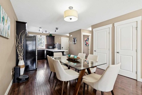 124 Cascades Pass, Chestermere, AB - Indoor Photo Showing Dining Room