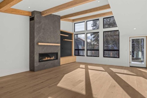 723 3Rd Street, Canmore, AB - Indoor With Fireplace