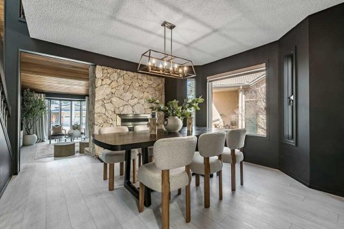 162 Woodbend Way, Okotoks, AB - Indoor Photo Showing Dining Room