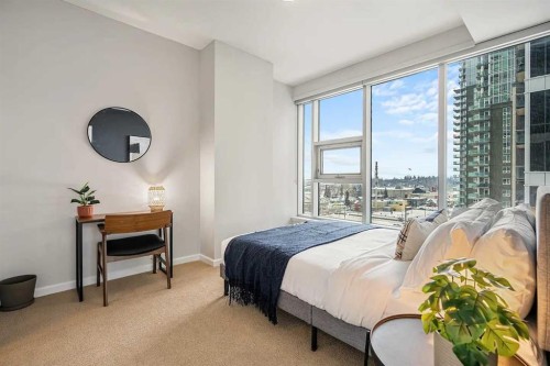 802-211 13 Avenue Se, Calgary, AB - Indoor Photo Showing Bedroom