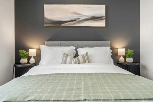 802-211 13 Avenue Se, Calgary, AB - Indoor Photo Showing Bedroom