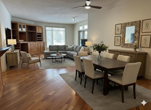 1108-24 Hemlock Crescent Sw, Calgary, AB - Indoor Photo Showing Dining Room