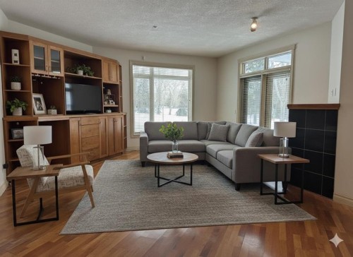 1108-24 Hemlock Crescent Sw, Calgary, AB - Indoor Photo Showing Living Room