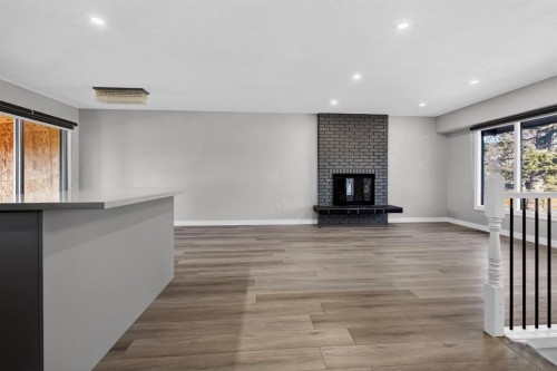 255 Rundleridge Drive Ne, Calgary, AB - Indoor With Fireplace