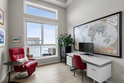 607-11 Mahogany Circle Se, Calgary, AB - Indoor Photo Showing Office