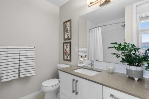 607-11 Mahogany Circle Se, Calgary, AB - Indoor Photo Showing Bathroom