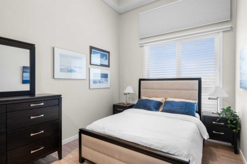 607-11 Mahogany Circle Se, Calgary, AB - Indoor Photo Showing Bedroom