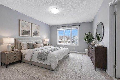 274 Auburn Meadows Place Se, Calgary, AB - Indoor Photo Showing Bedroom