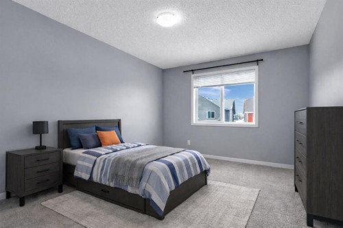 274 Auburn Meadows Place Se, Calgary, AB - Indoor Photo Showing Bedroom