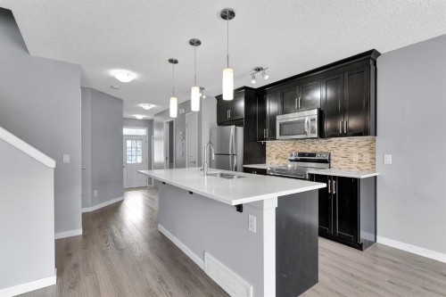 274 Auburn Meadows Place Se, Calgary, AB - Indoor Photo Showing Kitchen With Upgraded Kitchen