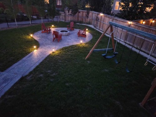 18 Mount Rae Place, Okotoks, AB - Outdoor With Backyard