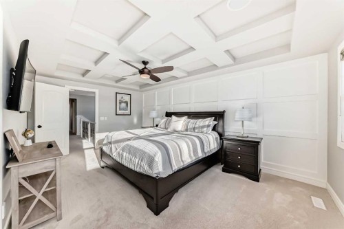 35 Mahogany Crescent Se, Calgary, AB - Indoor Photo Showing Bedroom