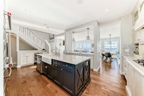 35 Mahogany Crescent Se, Calgary, AB - Indoor Photo Showing Kitchen With Upgraded Kitchen