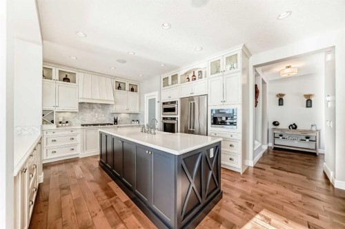 35 Mahogany Crescent Se, Calgary, AB - Indoor Photo Showing Kitchen With Upgraded Kitchen