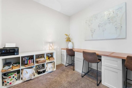 35 Aspenshire Drive Sw, Calgary, AB - Indoor Photo Showing Office