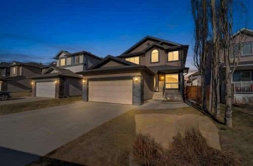 284 Hawkmere View, Chestermere, AB - Outdoor With Facade
