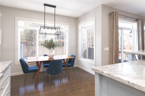 344 Evergreen Circle Sw, Calgary, AB - Indoor Photo Showing Dining Room