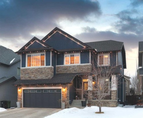 344 Evergreen Circle Sw, Calgary, AB - Outdoor With Facade