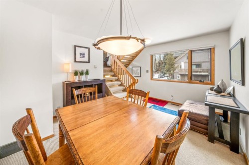8-838 3Rd Street, Canmore, AB - Indoor Photo Showing Dining Room