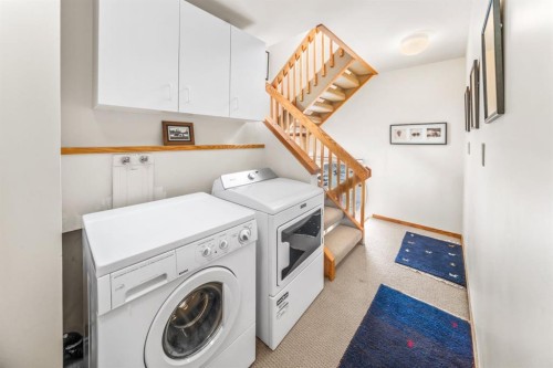 8-838 3Rd Street, Canmore, AB - Indoor Photo Showing Laundry Room