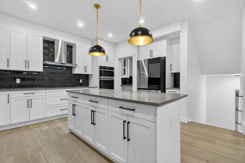 267 Chelsea Heath, Chestermere, AB - Indoor Photo Showing Kitchen With Upgraded Kitchen