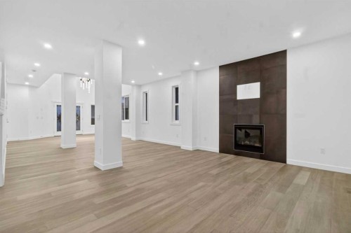 267 Chelsea Heath, Chestermere, AB - Indoor With Fireplace
