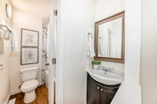 5640 Travis Street Ne, Calgary, AB - Indoor Photo Showing Bathroom