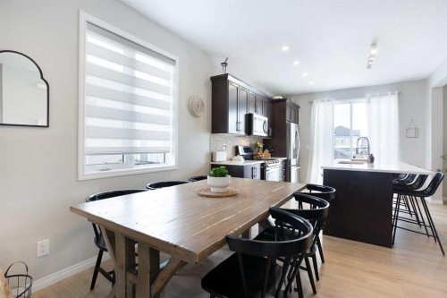 2 Osborne Common Sw, Airdrie, AB - Indoor Photo Showing Dining Room