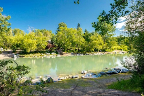 1001A-500 Eau Claire Avenue Sw, Calgary, AB - Outdoor With Body Of Water With View