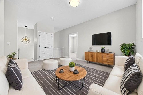 3426 Victory Way, Olds, AB - Indoor Photo Showing Living Room