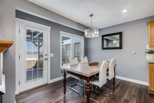 120 Hidden Ranch Crescent Nw, Calgary, AB - Indoor Photo Showing Dining Room