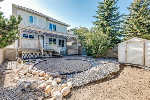 120 Hidden Ranch Crescent Nw, Calgary, AB - Outdoor With Deck Patio Veranda
