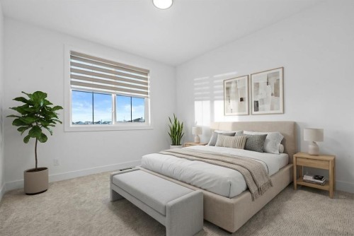 230 Royal Birch View Nw, Calgary, AB - Indoor Photo Showing Bedroom