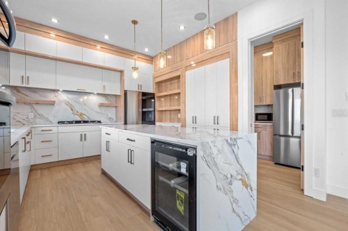 230 Royal Birch View Nw, Calgary, AB - Indoor Photo Showing Kitchen With Upgraded Kitchen